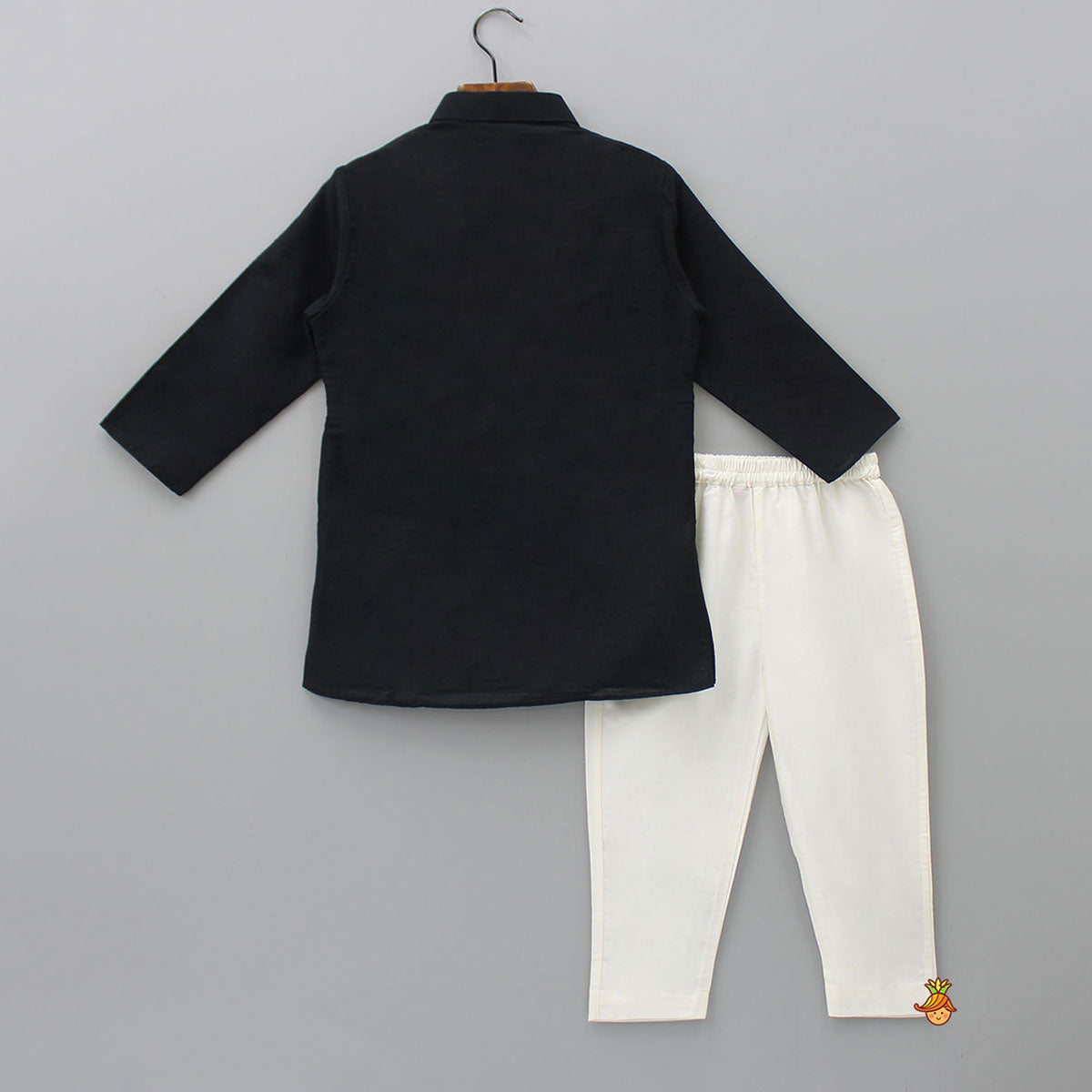 Gota Lace Detailed Jacket Style Kurta And Pyjama