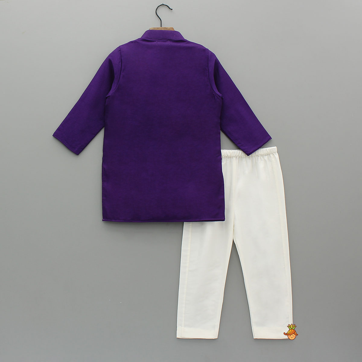 Faux Jacket Style Sequin Embroidered Kurta With Pyjama