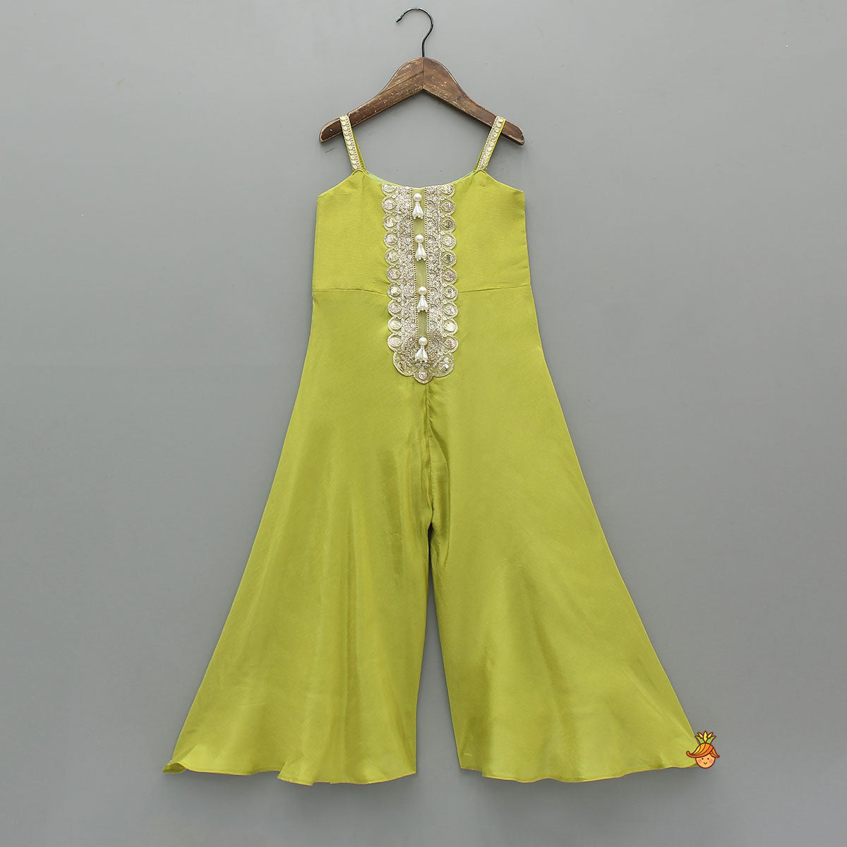 Ethnic Jumpsuit With Matching Sling Bag