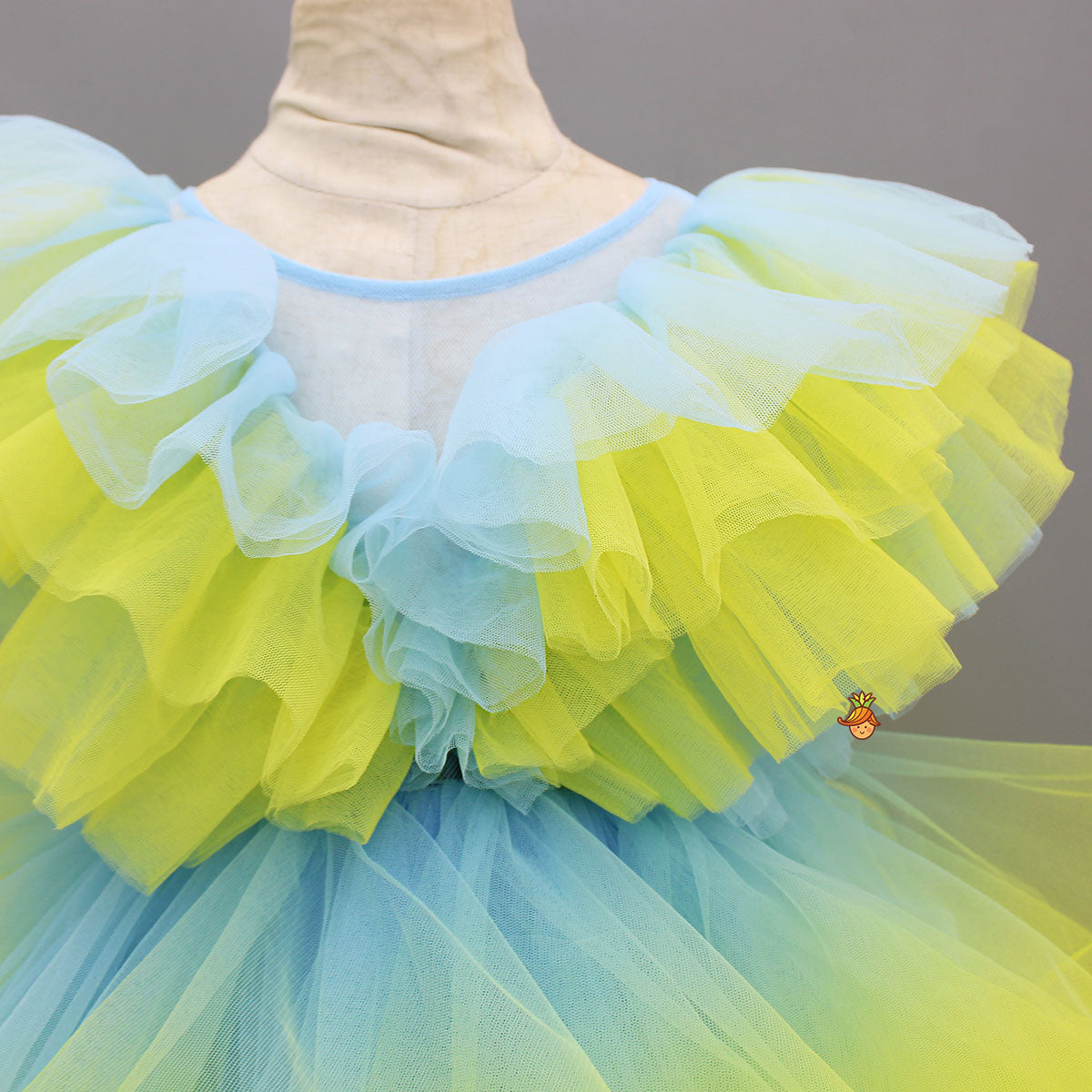 Layered Ruffled Charming Gown