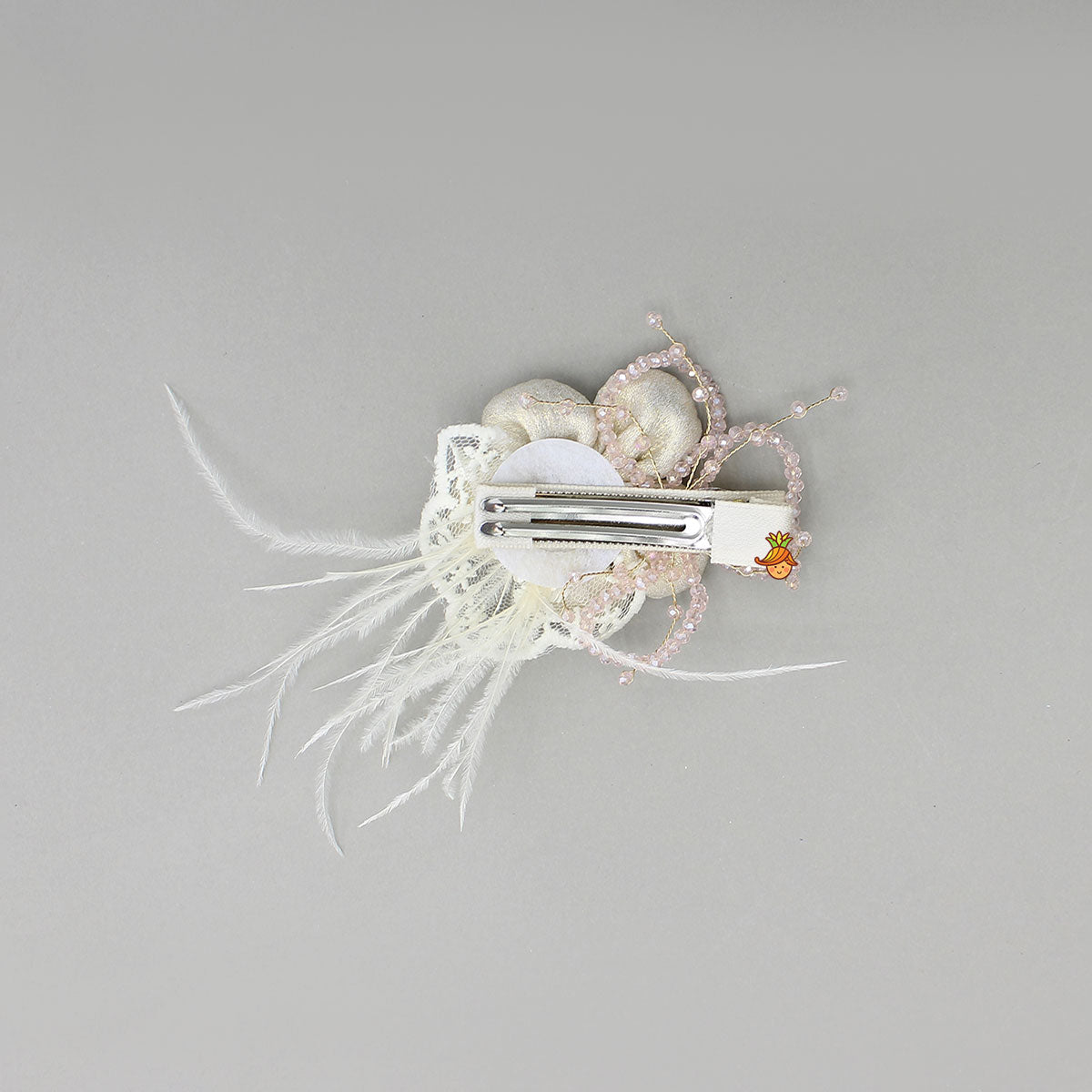 Charming Floral Shimmery Hair Clip