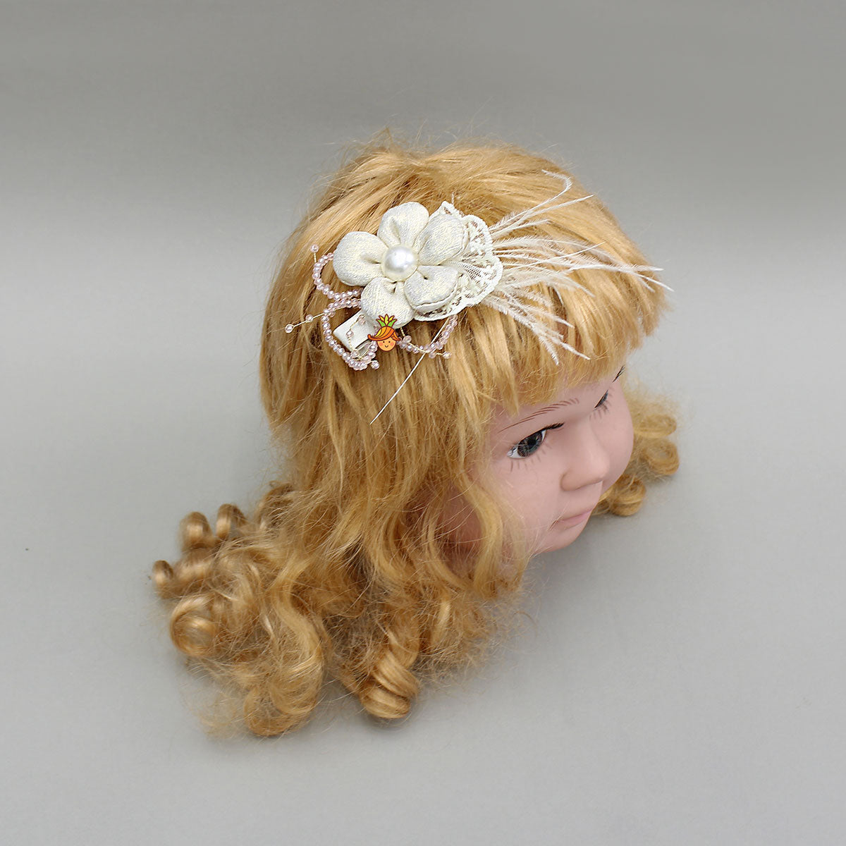 Charming Floral Shimmery Hair Clip