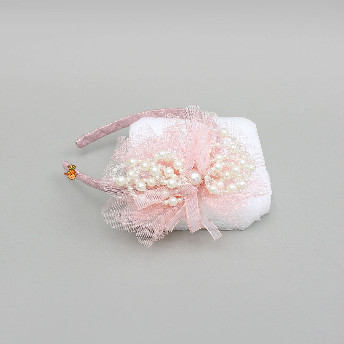 Fancy Hair Band Embellished With Net