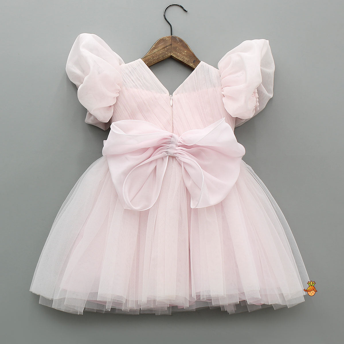 3D Flower Applique Net Dress