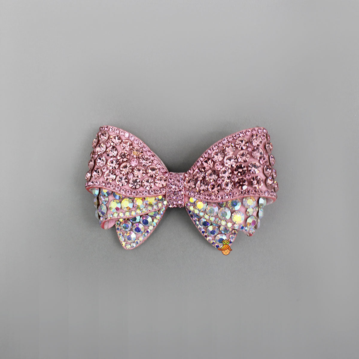 Shiny Layered Bow Hair Clip