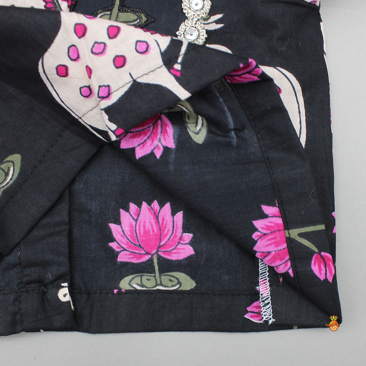Applique Work Top With Matching Lehenga And Dupatta