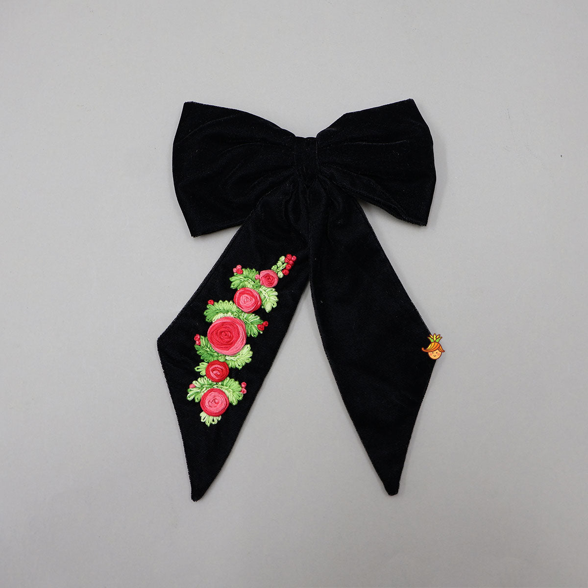 Velvet Floral Hair Clip