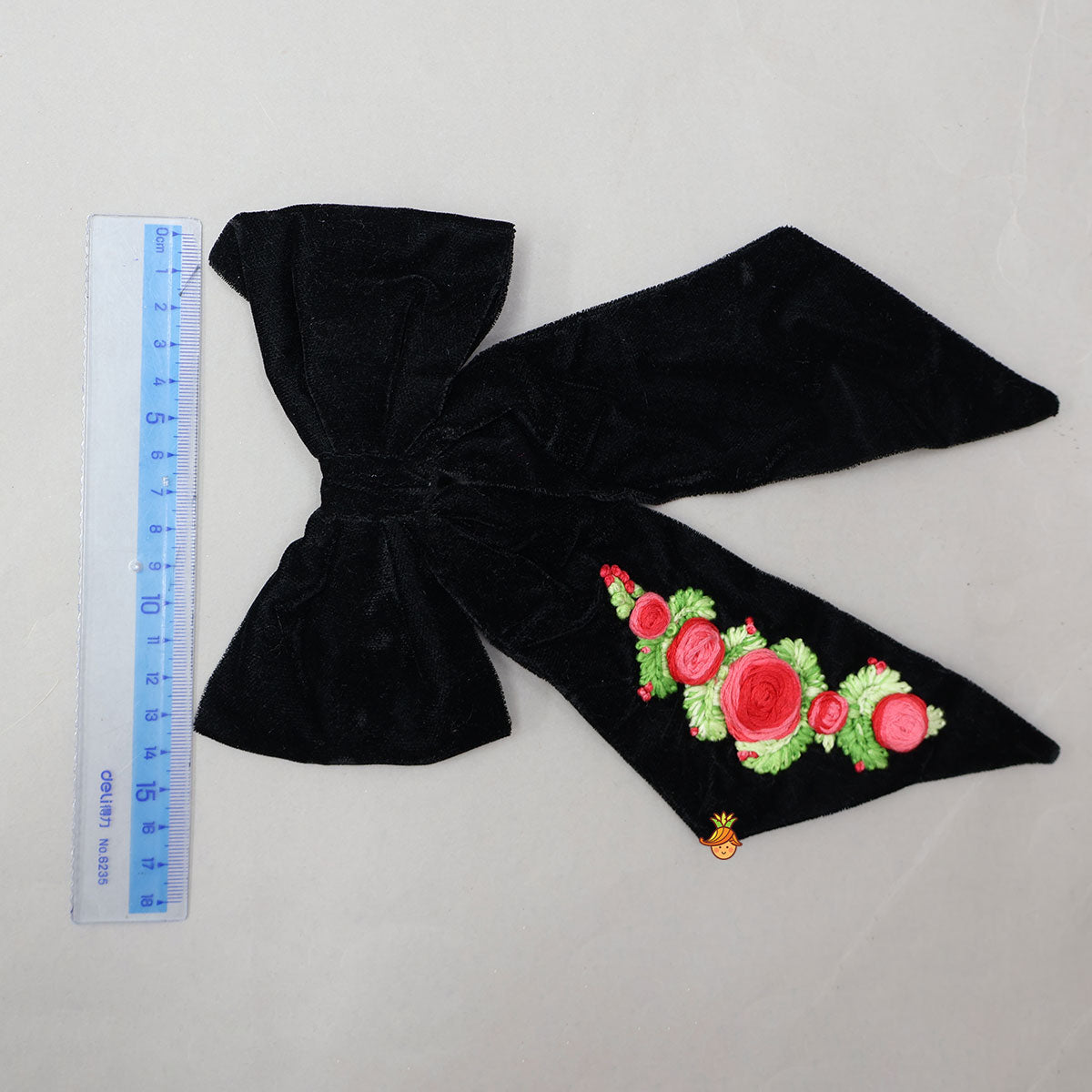 Velvet Floral Hair Clip