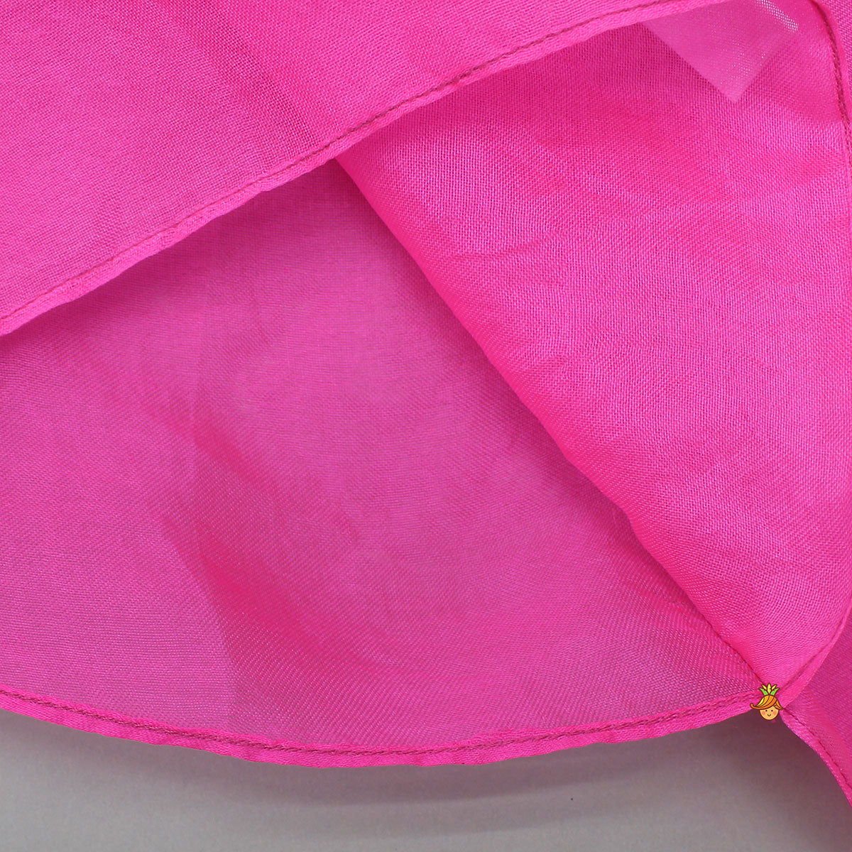 Kaftan Top With Inner Crop Top And Pant