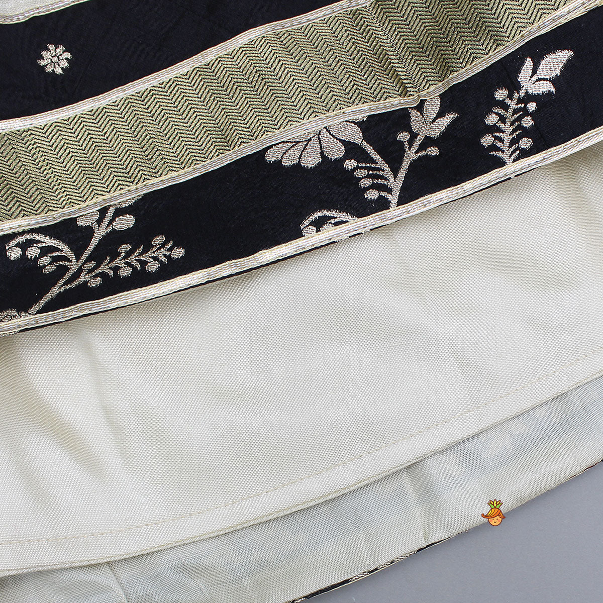 Elegant Shimmery Anarkali With Front-Open Velvet Jacket