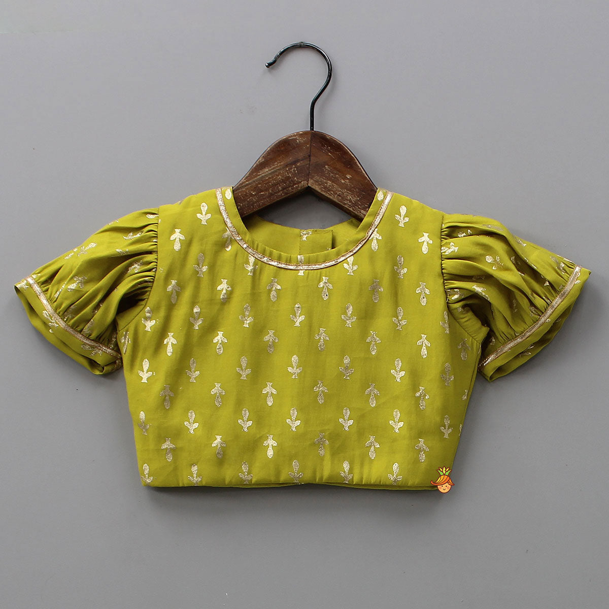 Stylish Sleeves Gorgeous Top With Lehenga And Dupatta