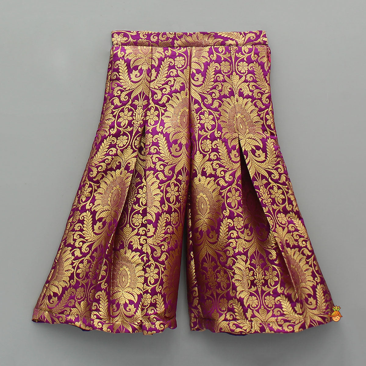 Velvet Top With Brocade Palazzo