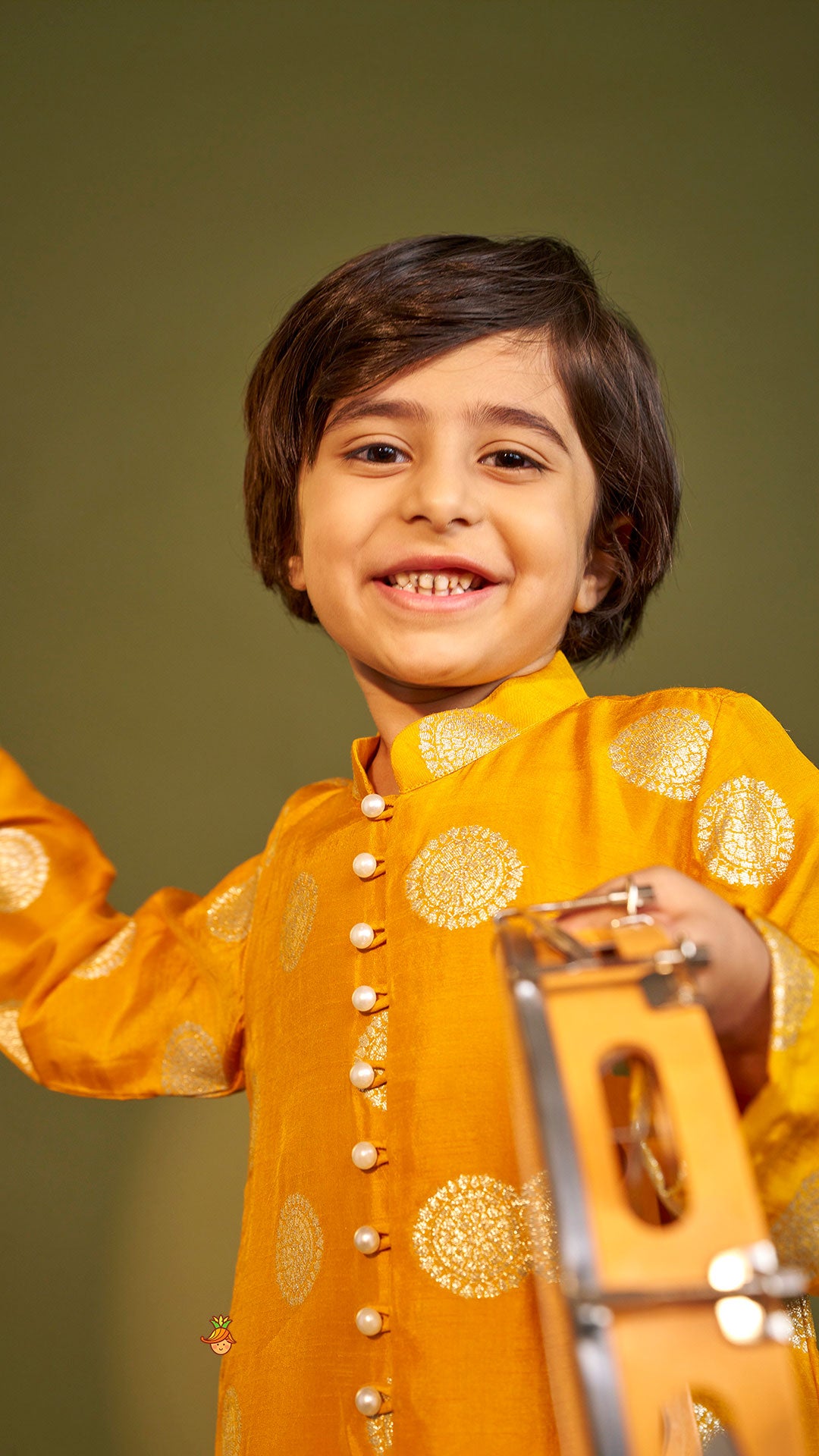 Front Open Ethnic Kurta And Pyjama
