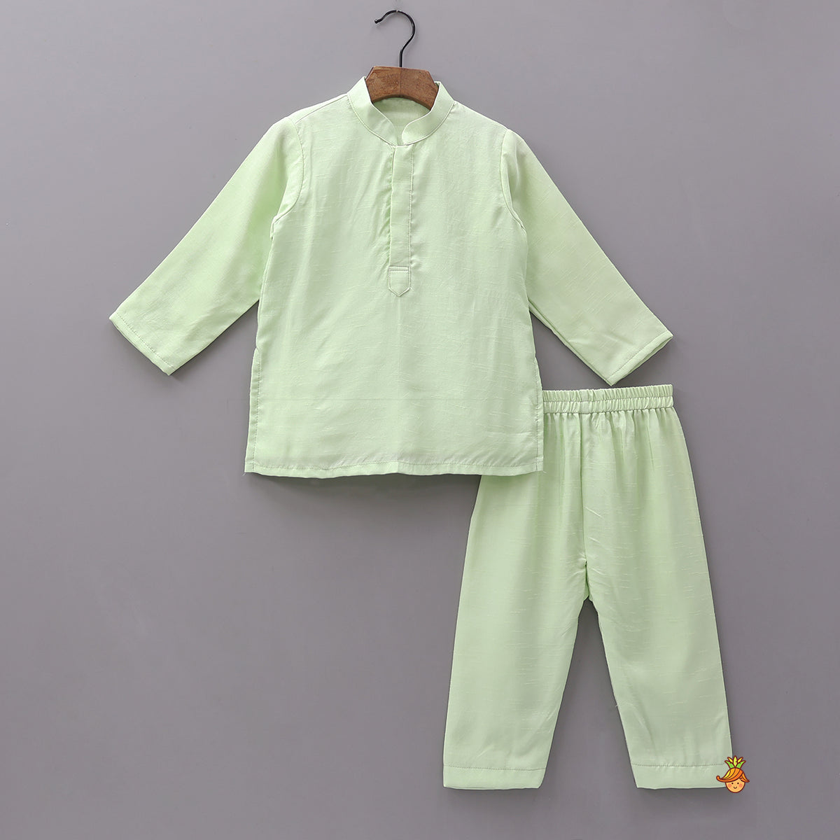 Ethnic Kurta With Sequins Embroidered Jacket And Pyjama