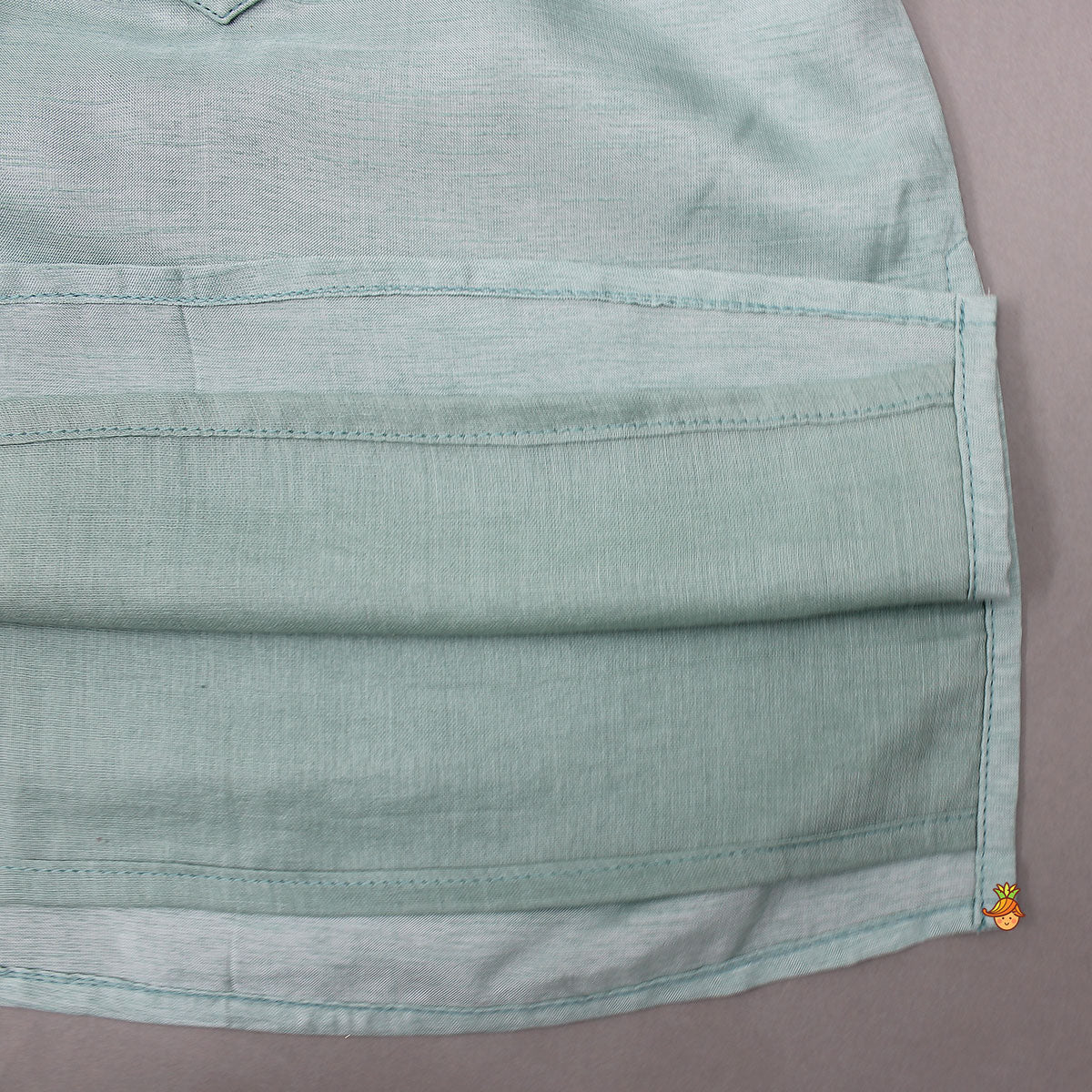 Ethnic Kurta With Lace Work Jacket And Pyjama