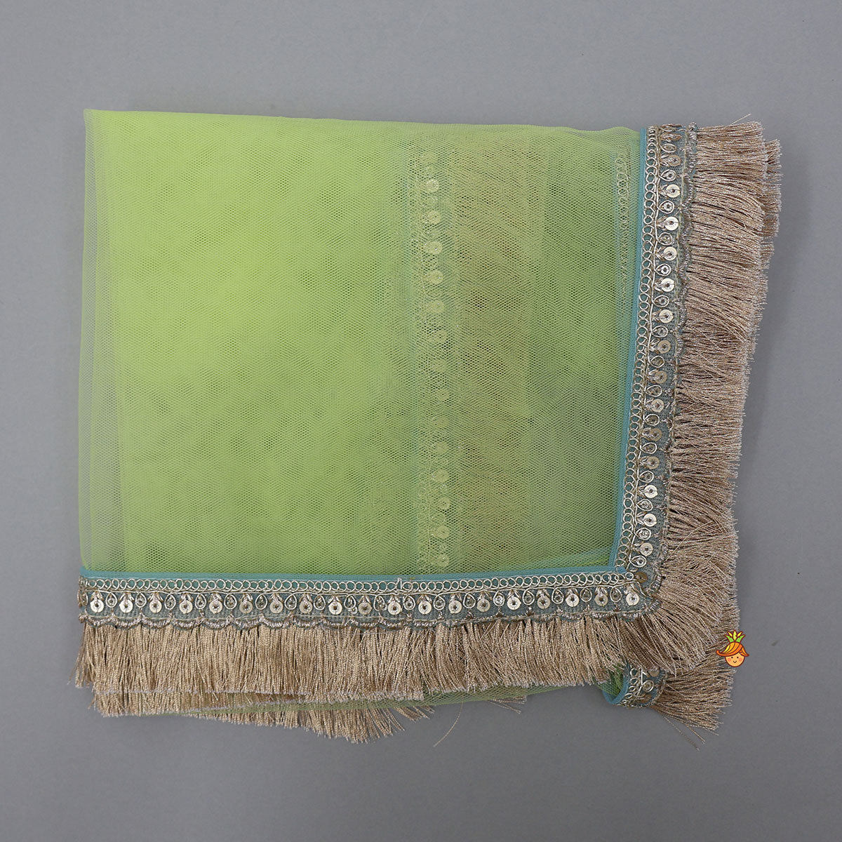 Embroidered Velvet Kurti And Sharara With Contrasting Dupatta