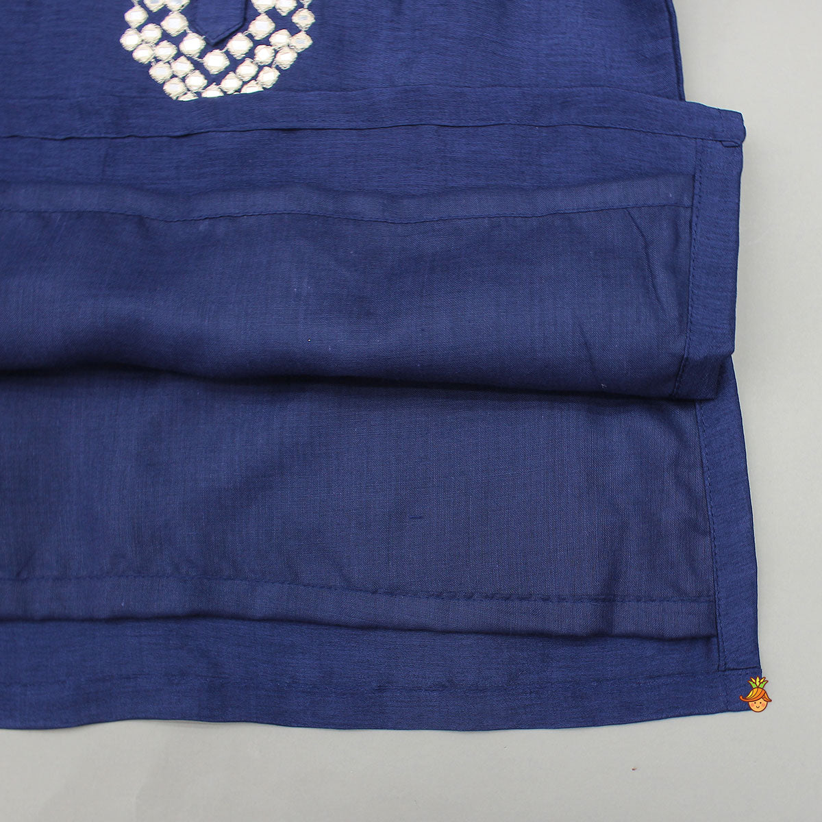 Faux Mirror Work Kurta And Pyjama