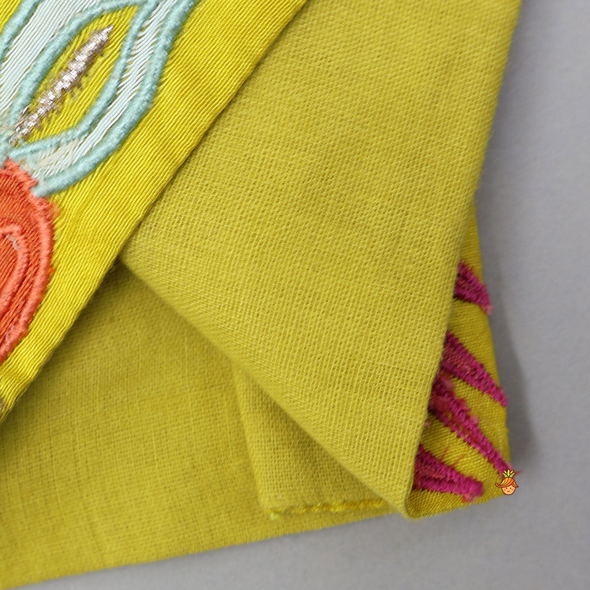 Back Knot Detail Halter Neck Top With Lehenga