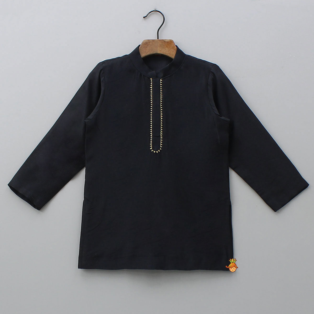 Ethnic Kurta With Hand-Sequins Embroidered Jacket And Pyjama