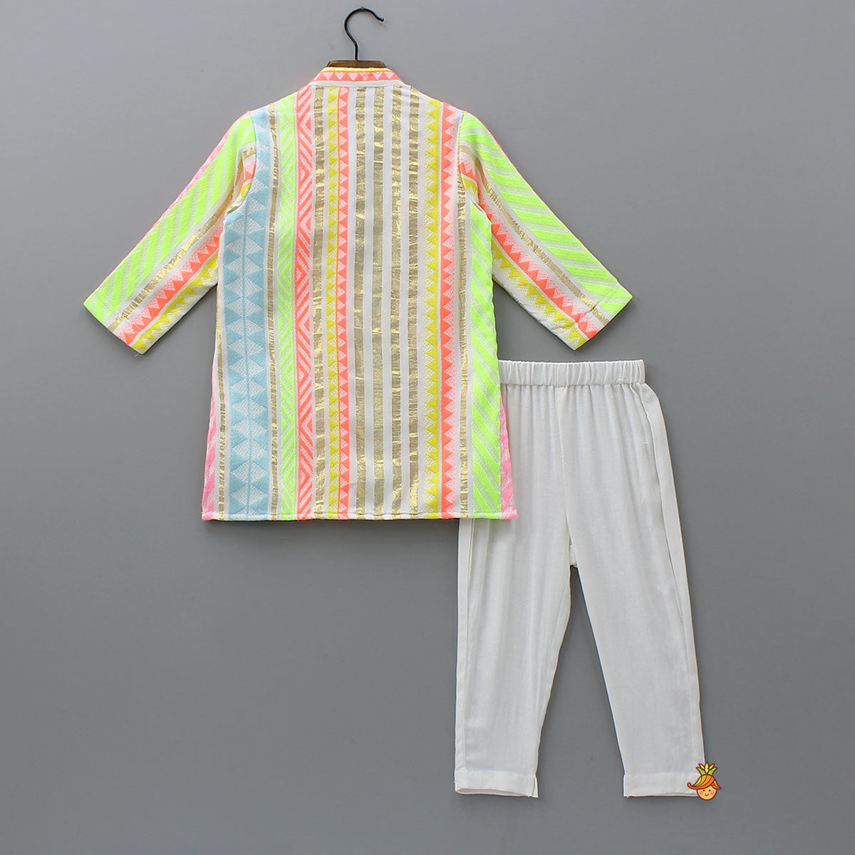 Front Placket Ethnic Kurta And Pyjama