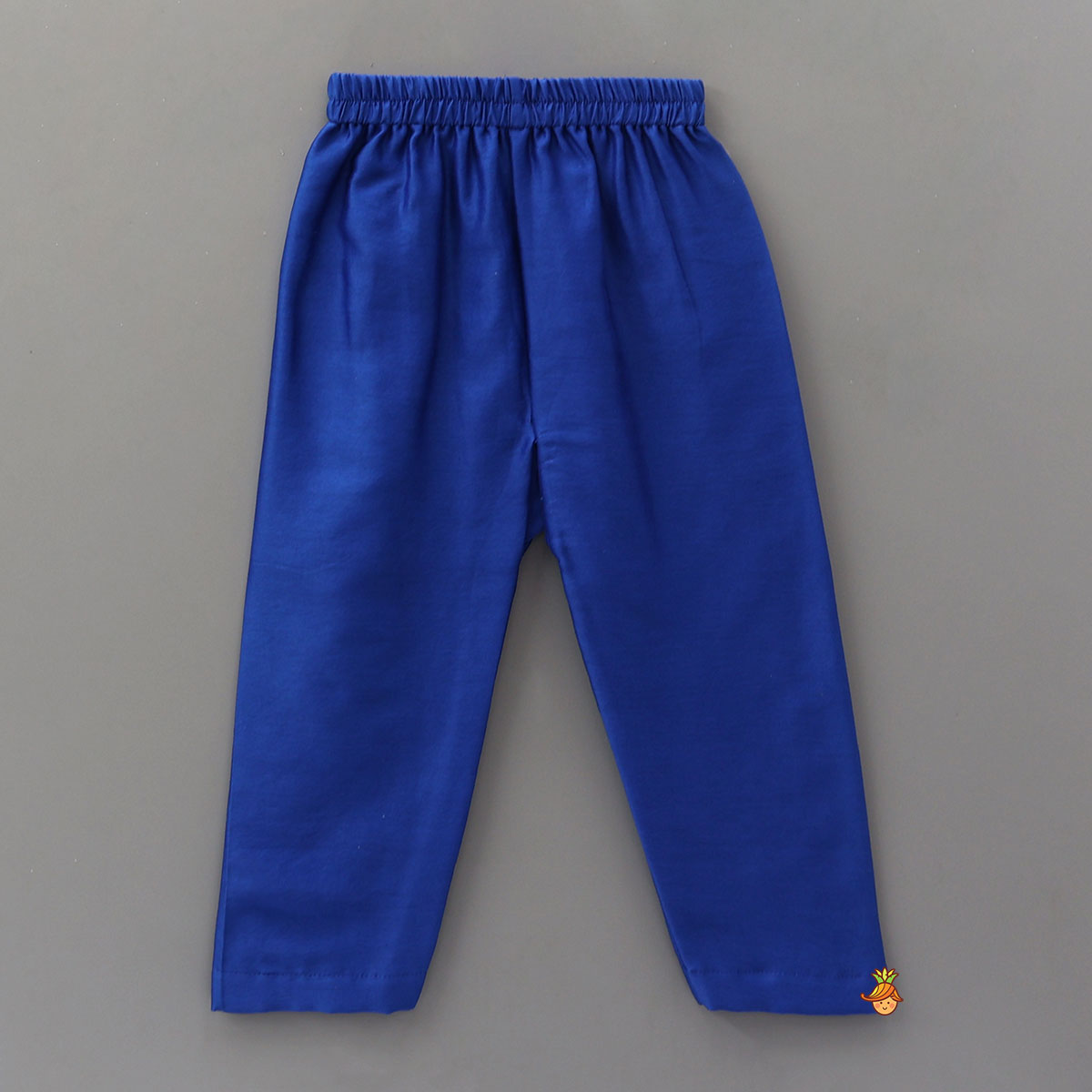 Embroidered Front-Panel Kurta With Open Jacket And Pyjama