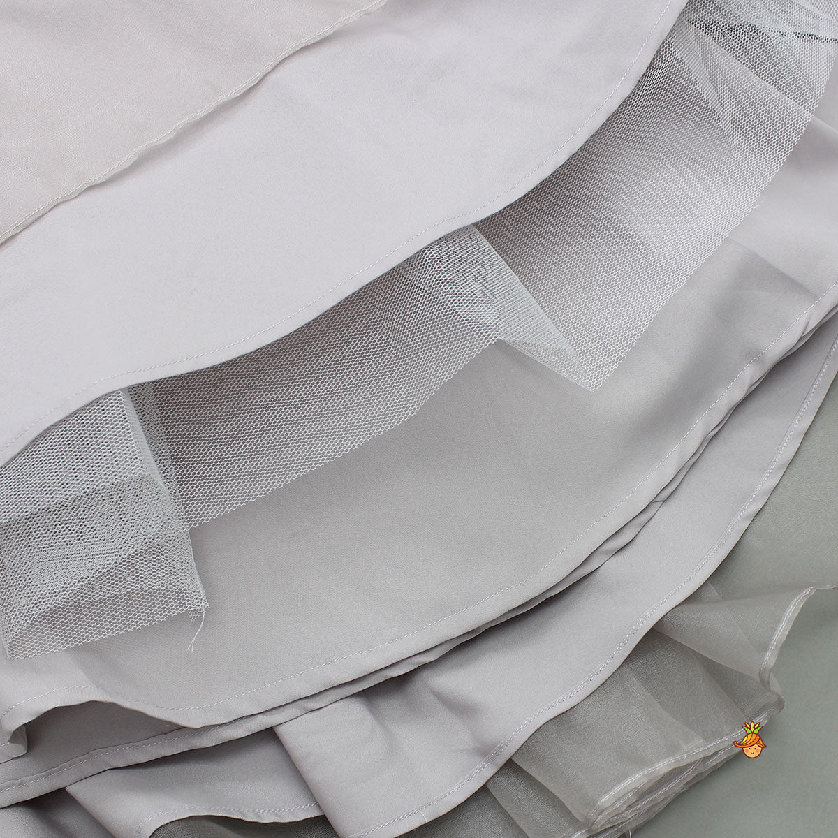 Dual Shaded Charming One Shoulder Gown