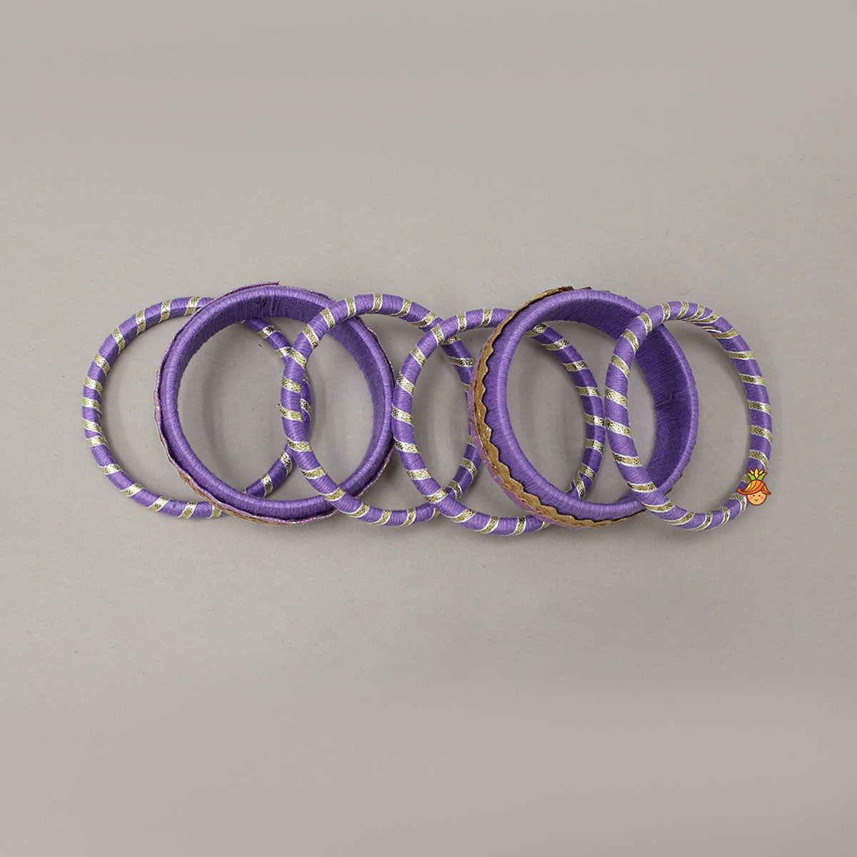 Gota Lace Detailed Thread Bangles