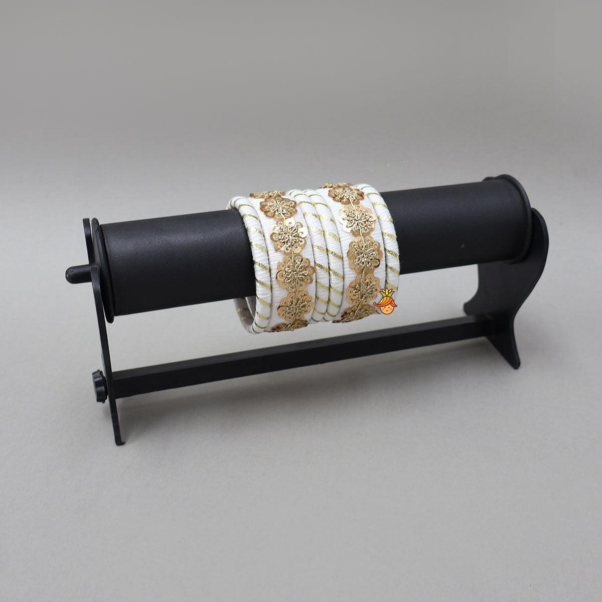 Floral Sequins-Detailed Beautiful Thread Bangles