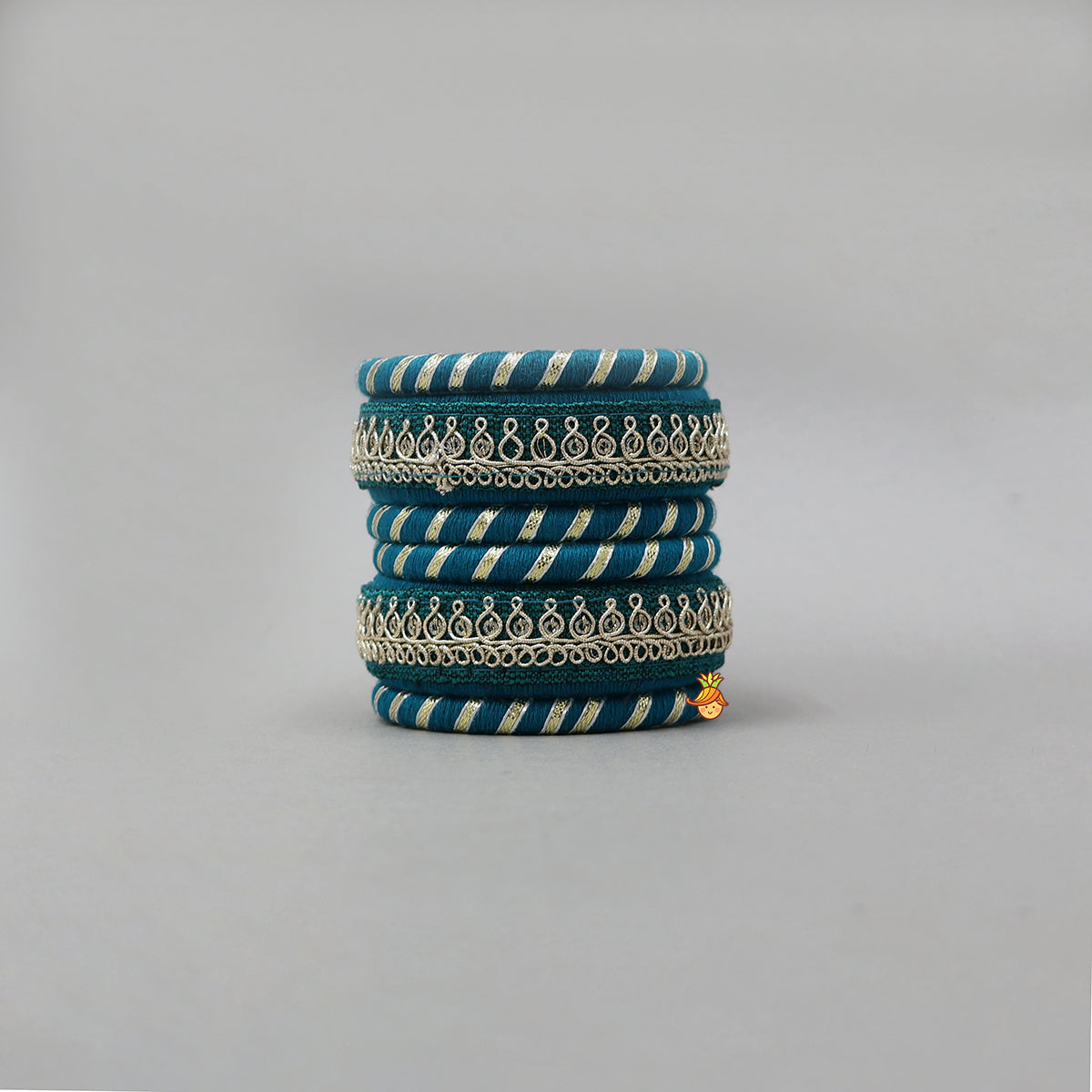 Charming Gota Lace Detailed Thread Bangles