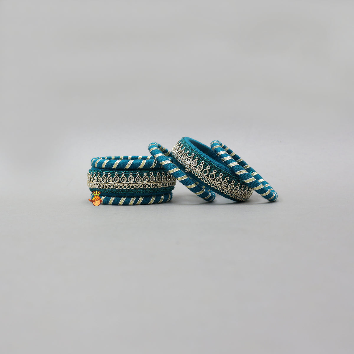 Charming Gota Lace Detailed Thread Bangles