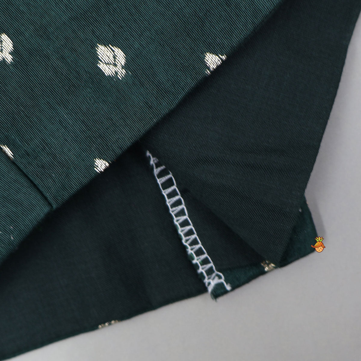 Booti Work Top With Dual-Tone Lehenga