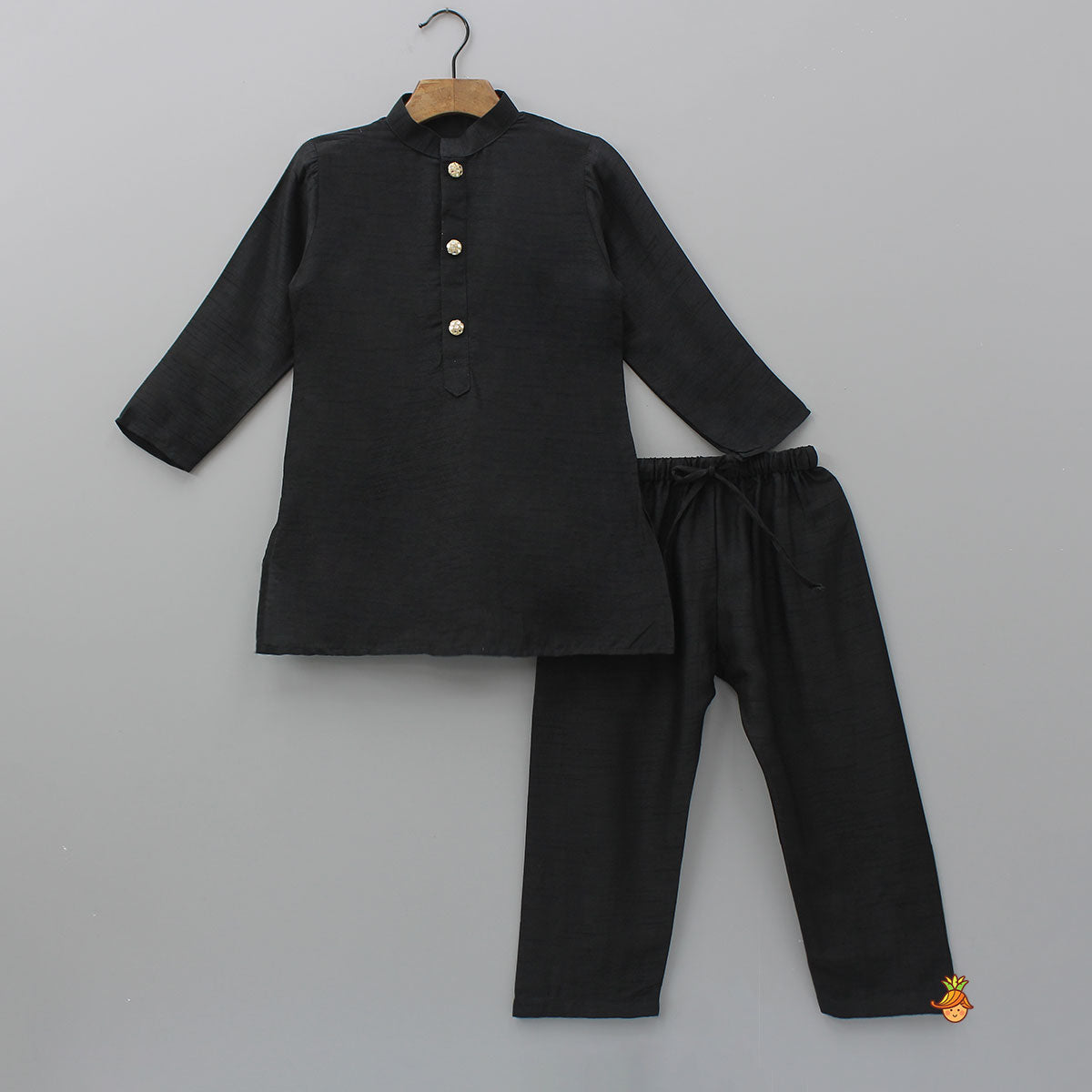 Elegant Kurta And Ethnic Printed Jacket With Pyjama