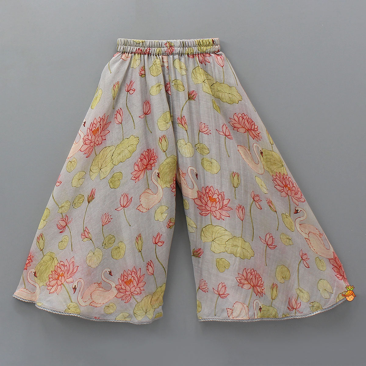 Swarn Motif Embroidered Asymmetric Stylish Top And Palazzo