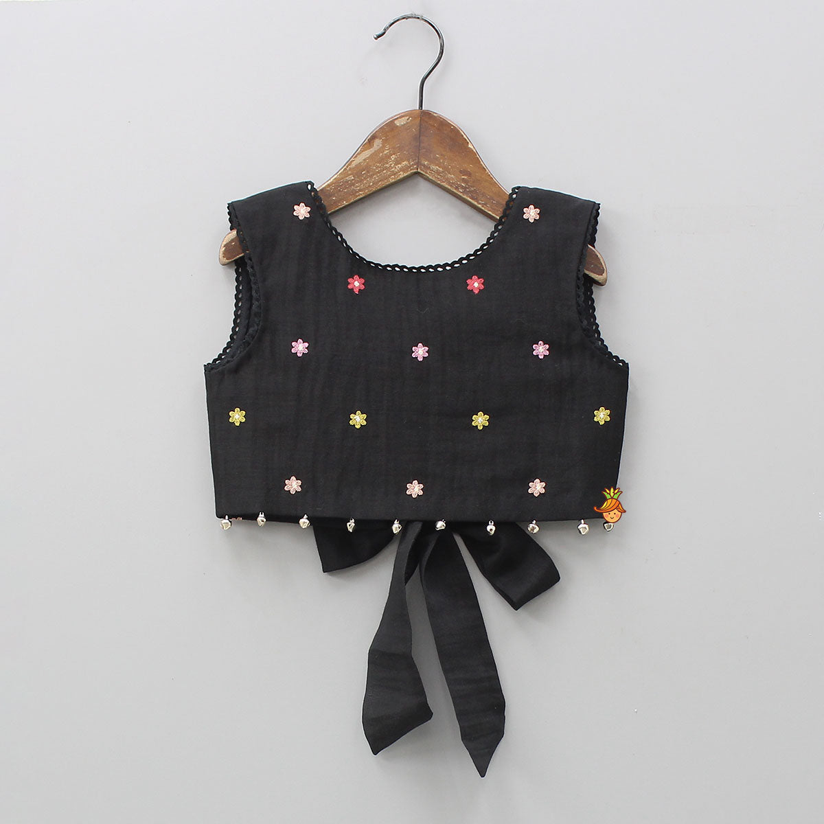 Back Tie-Knot Top And Lehenga