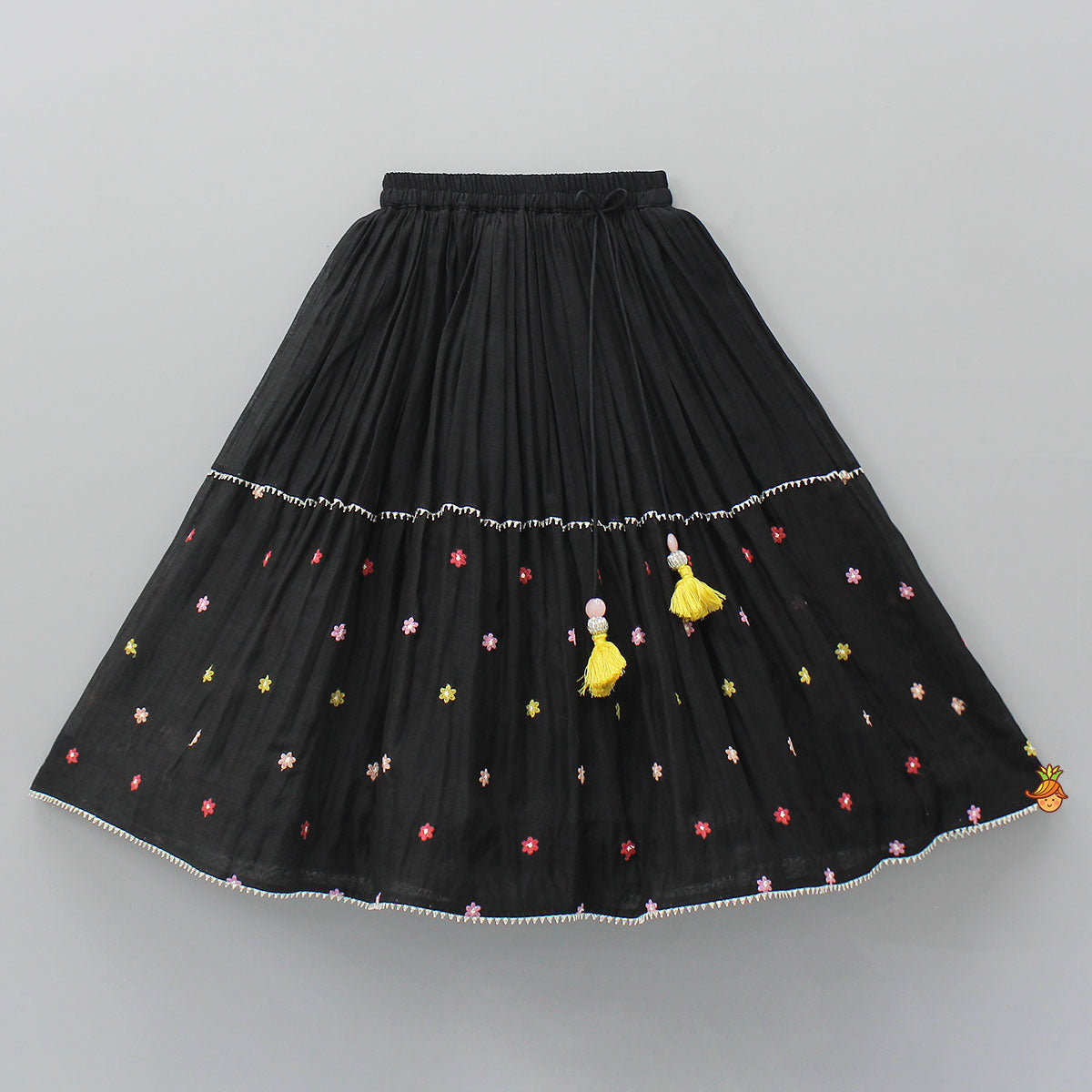 Back Tie-Knot Top And Lehenga