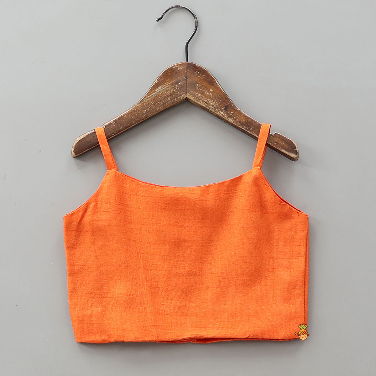 Strappy Top With Printed Shimmery Jacket And Palazzo