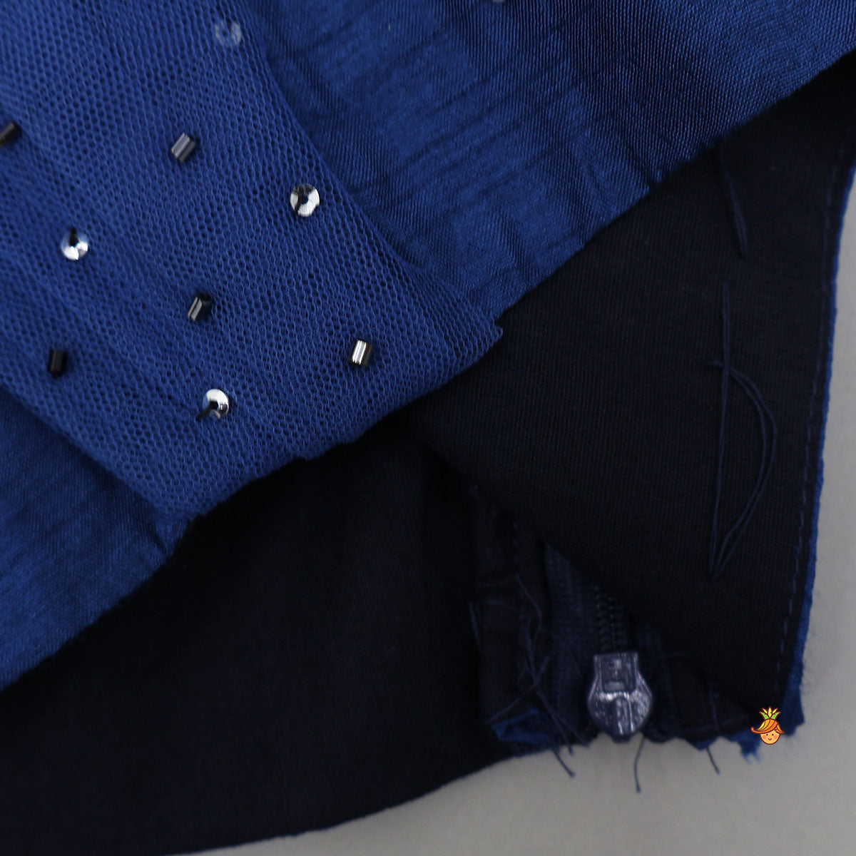 One Shoulder Drape Top With Lehenga