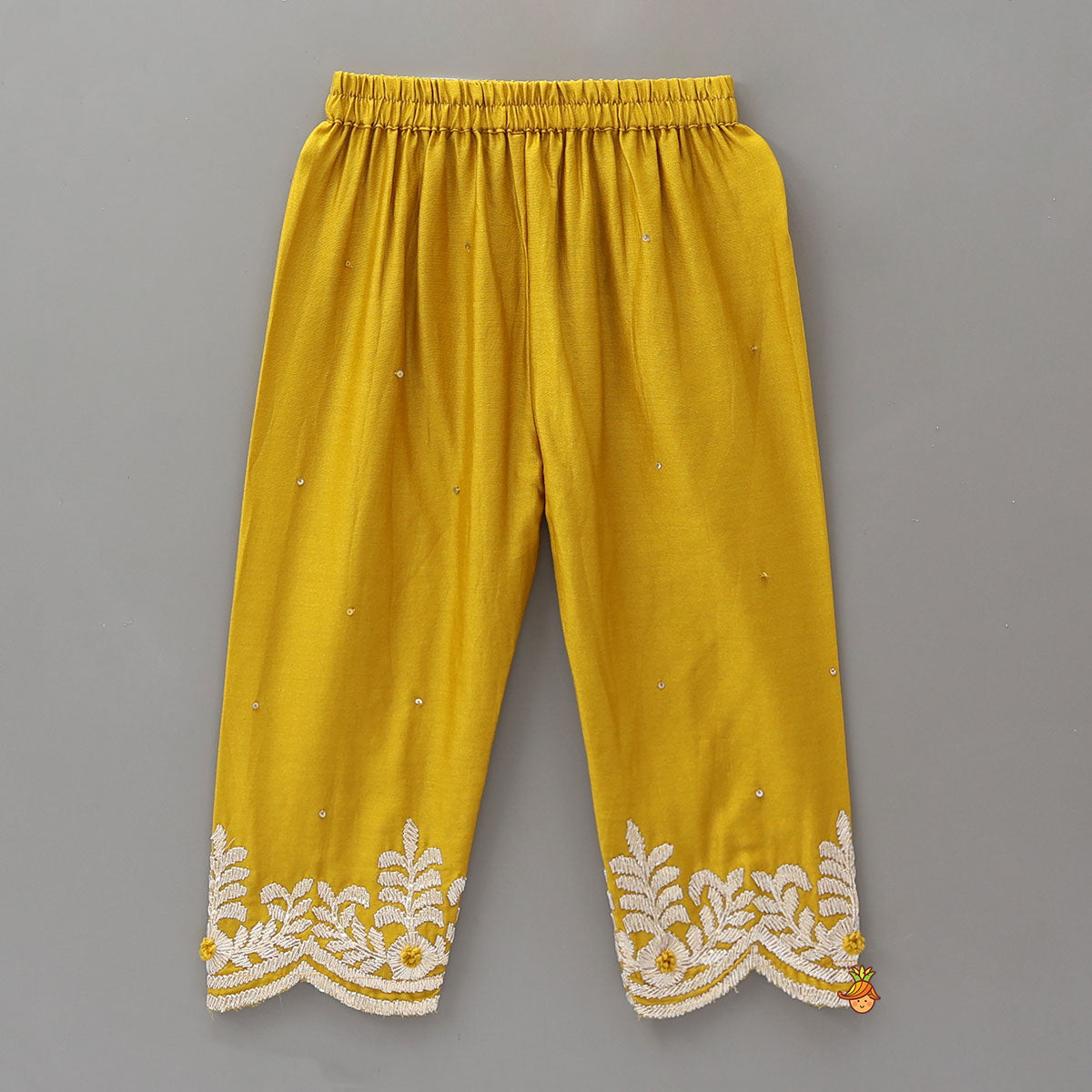 Lace Embroidered Stylish Kurti With Matching Pants