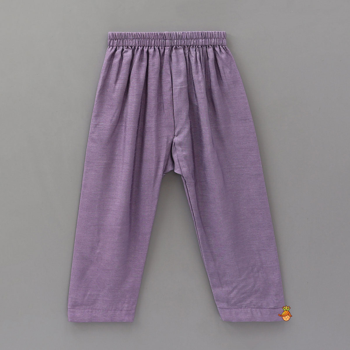 Holographic Lace-Work Kurta And Pyjama