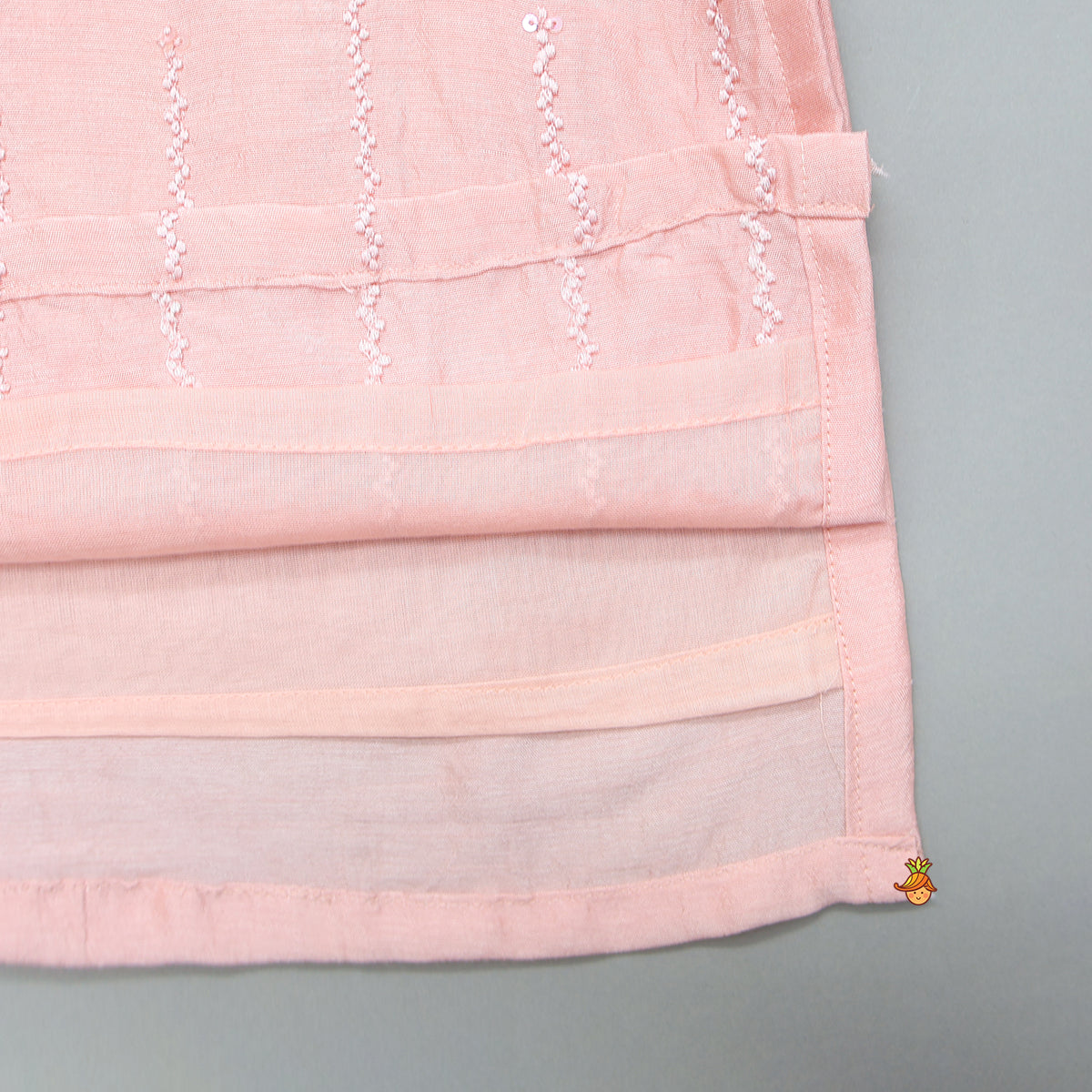 Elegant Kurta With Thread-Work Jacket And Pyjama