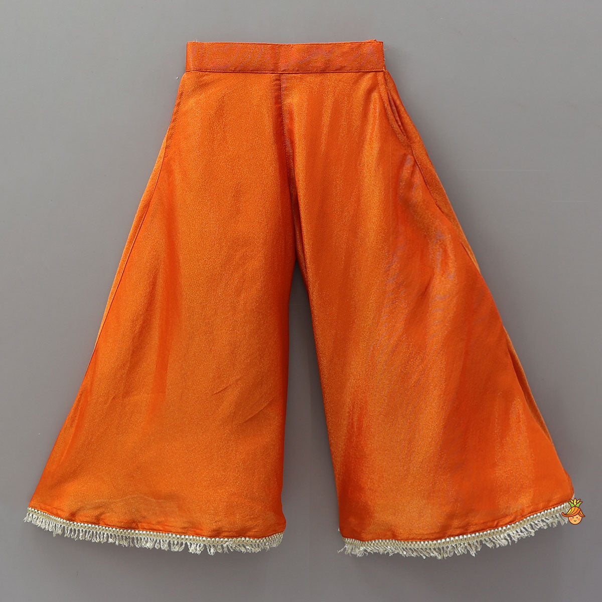 Intricate Beads And Cut Dana Embroidered Kurti With Flared Palazzo