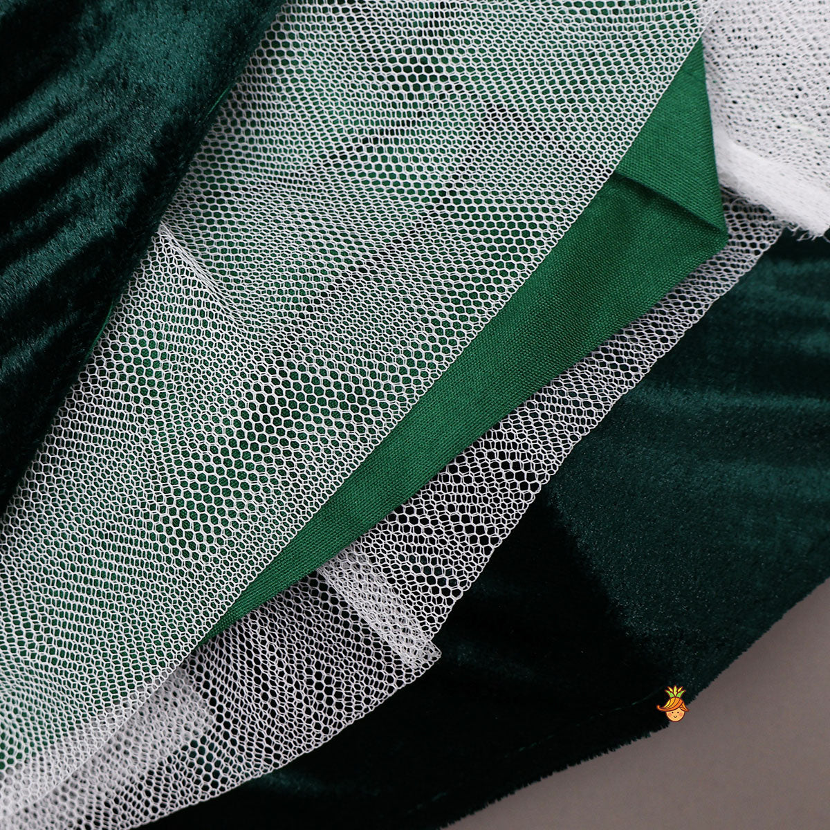 Flared Velvet Anarkali With Gorgeous Embroidered Crop Jacket