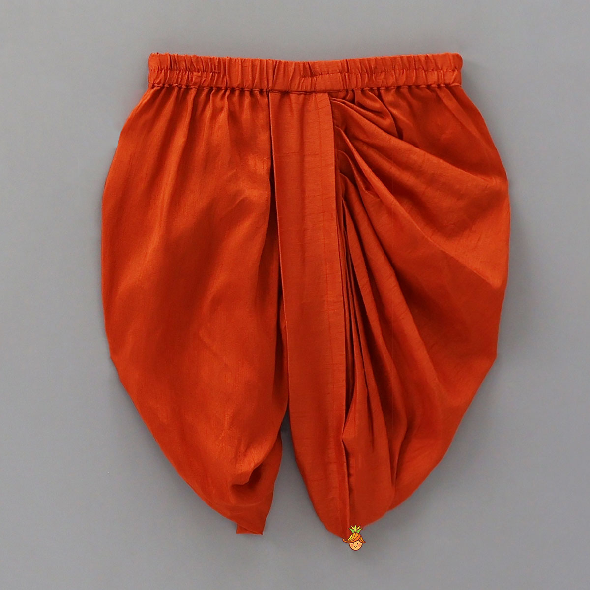 Ethnic Kurta With Hand-Painted Jacket And Matching Dhoti