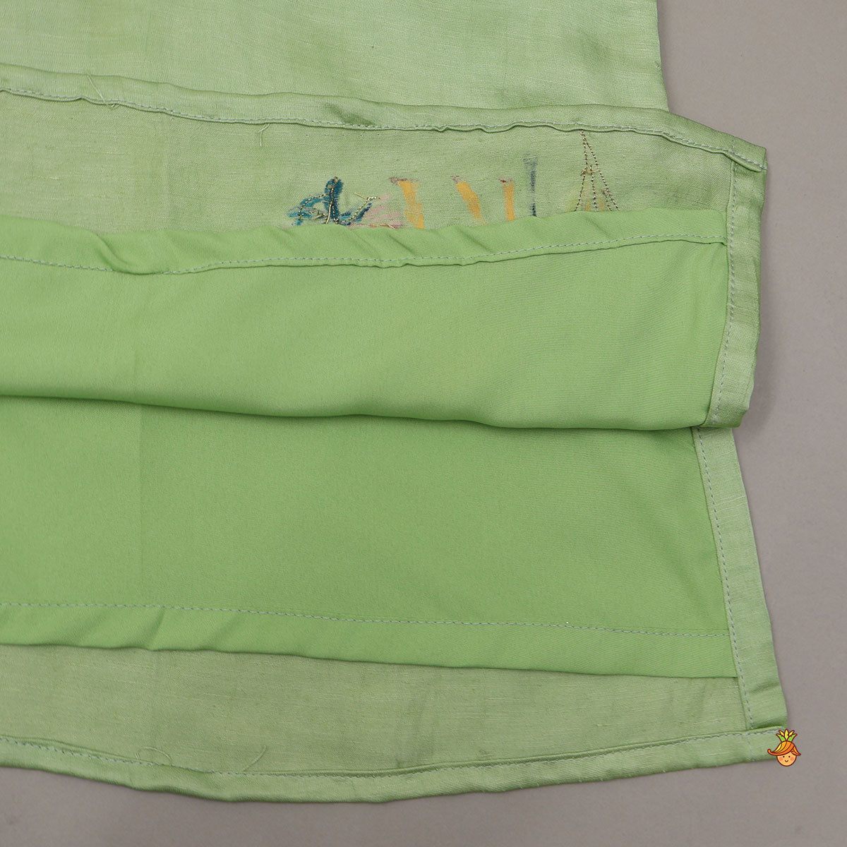 Hand-Painted Ethnic Kurta And Patiala Salwar