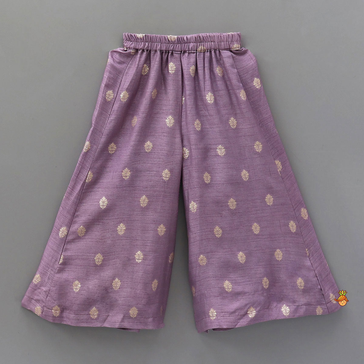 Stylish Shirt Style Top With Hand Painted Jacket And Palazzo