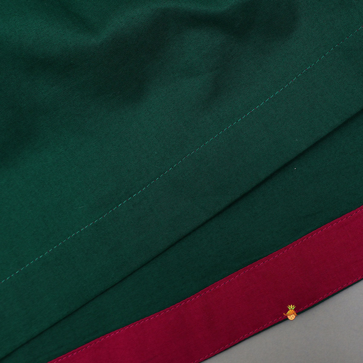 Knot Detail Flared Top And Lehenga