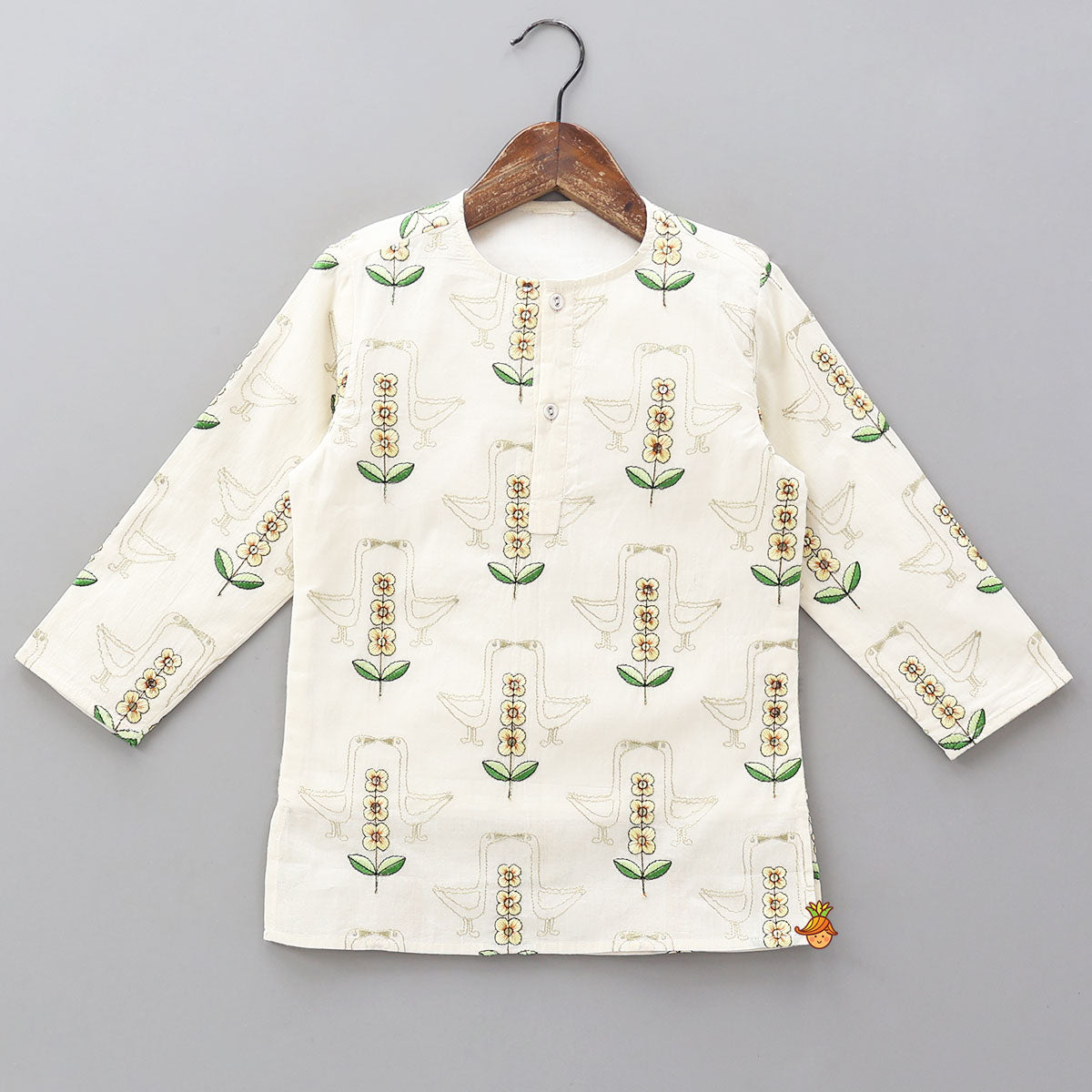 Beautiful Embroidered Kurti And Sharara