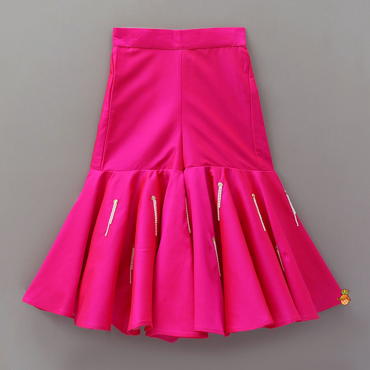 Exquisite Kurti With Flared Sharara And Dupatta