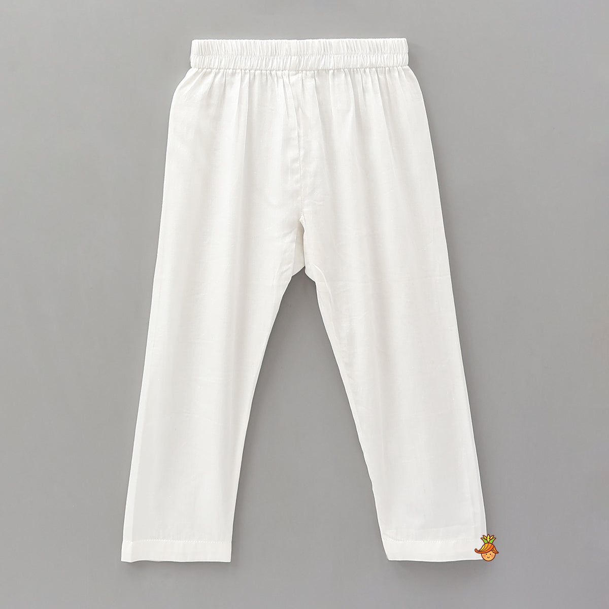 Mandarin-Collar Kurta With Printed Jacket And Pyjama