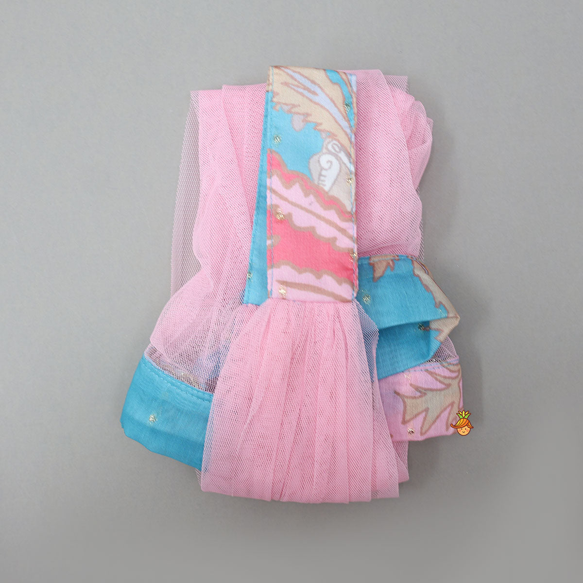 Booti Work Printed Top And Lehenga With Stylish Dupatta